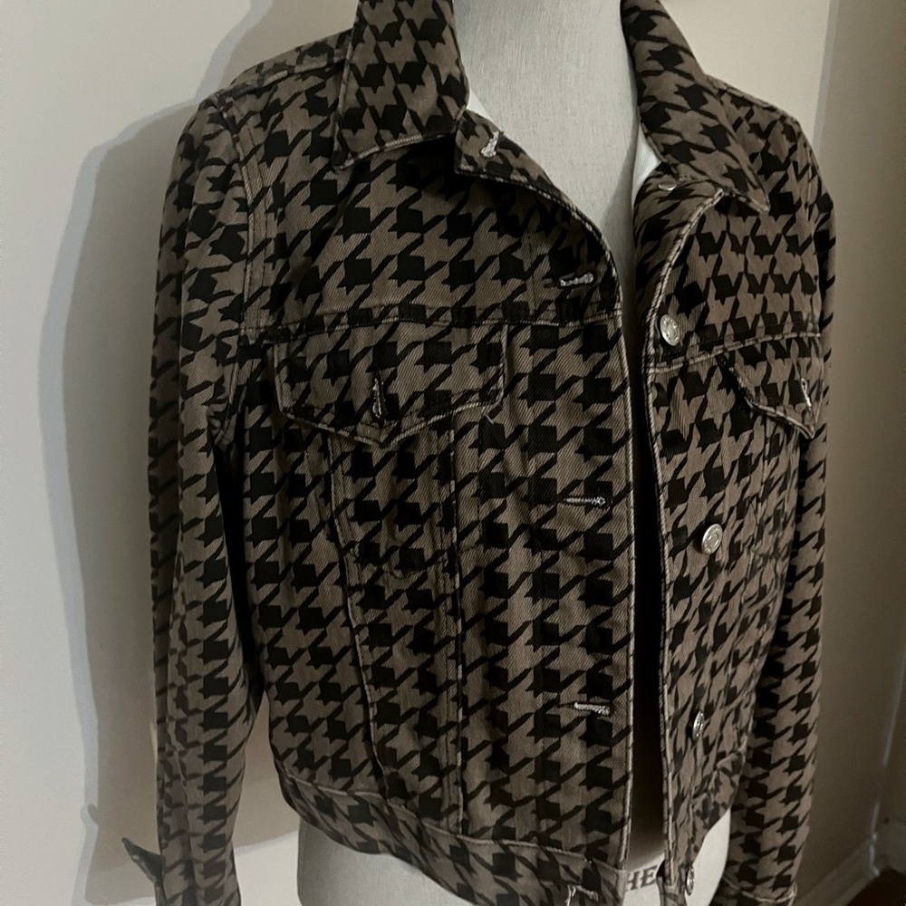 Topshop cotton jacket us8 fits us6-us8, new